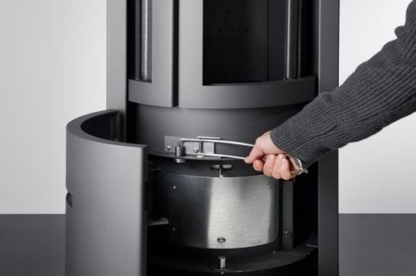 Poêle à bois Stûv 30-compact, spéciale basse bâtiment basse consommation