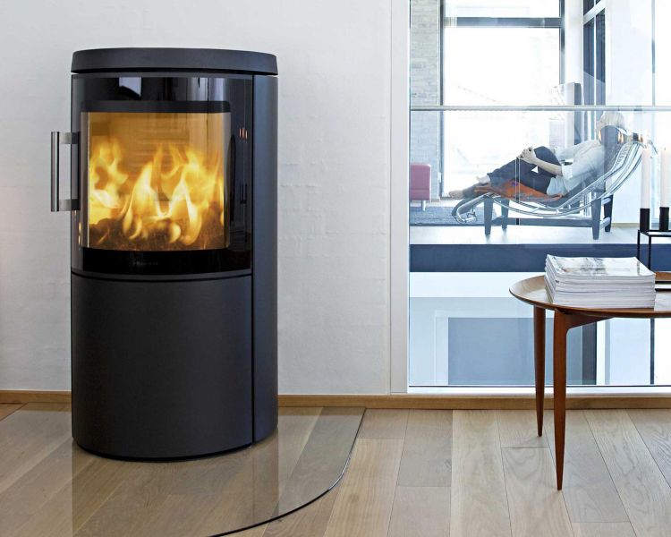 Poêle à bois Hwam P4640C combustion pilotée