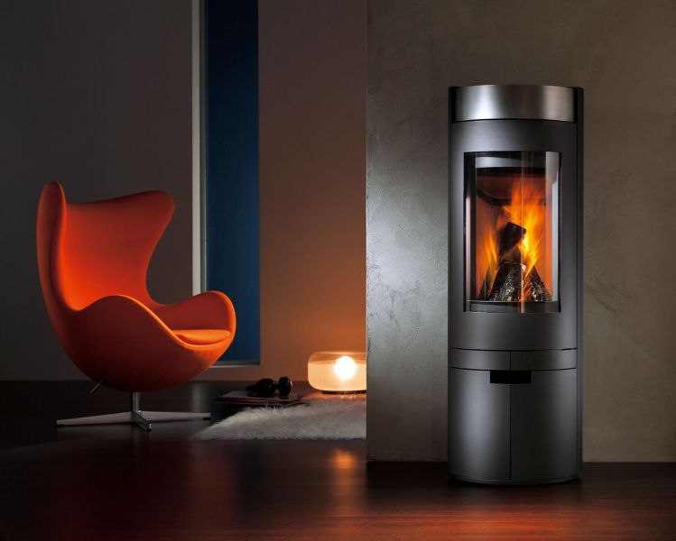 Poêle scandinave Wanders à bois, modèle Rumba