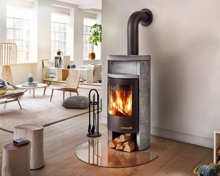 Poêle scandinave Wanders à bois, modèle Rumba